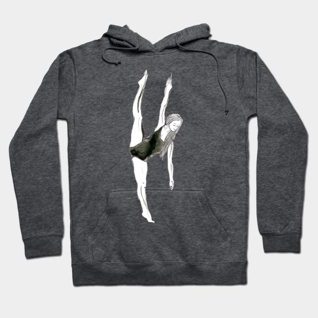 Strength and Stretch! Hoodie by HaleyHowardArt